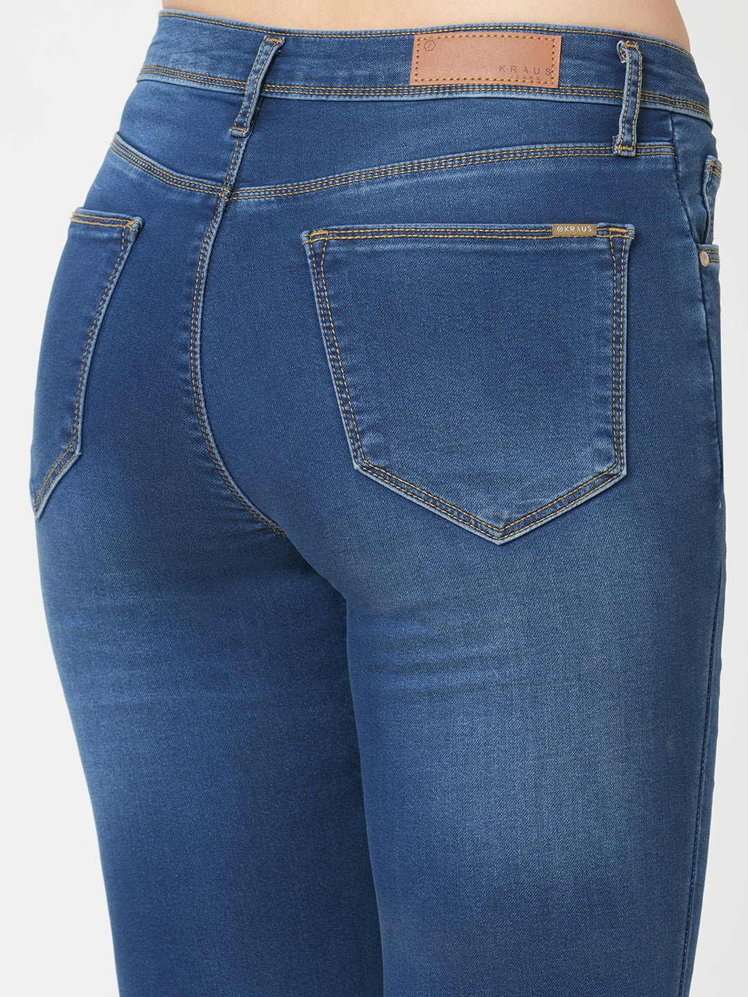 Women Blue High-Rise Skinny Jeans