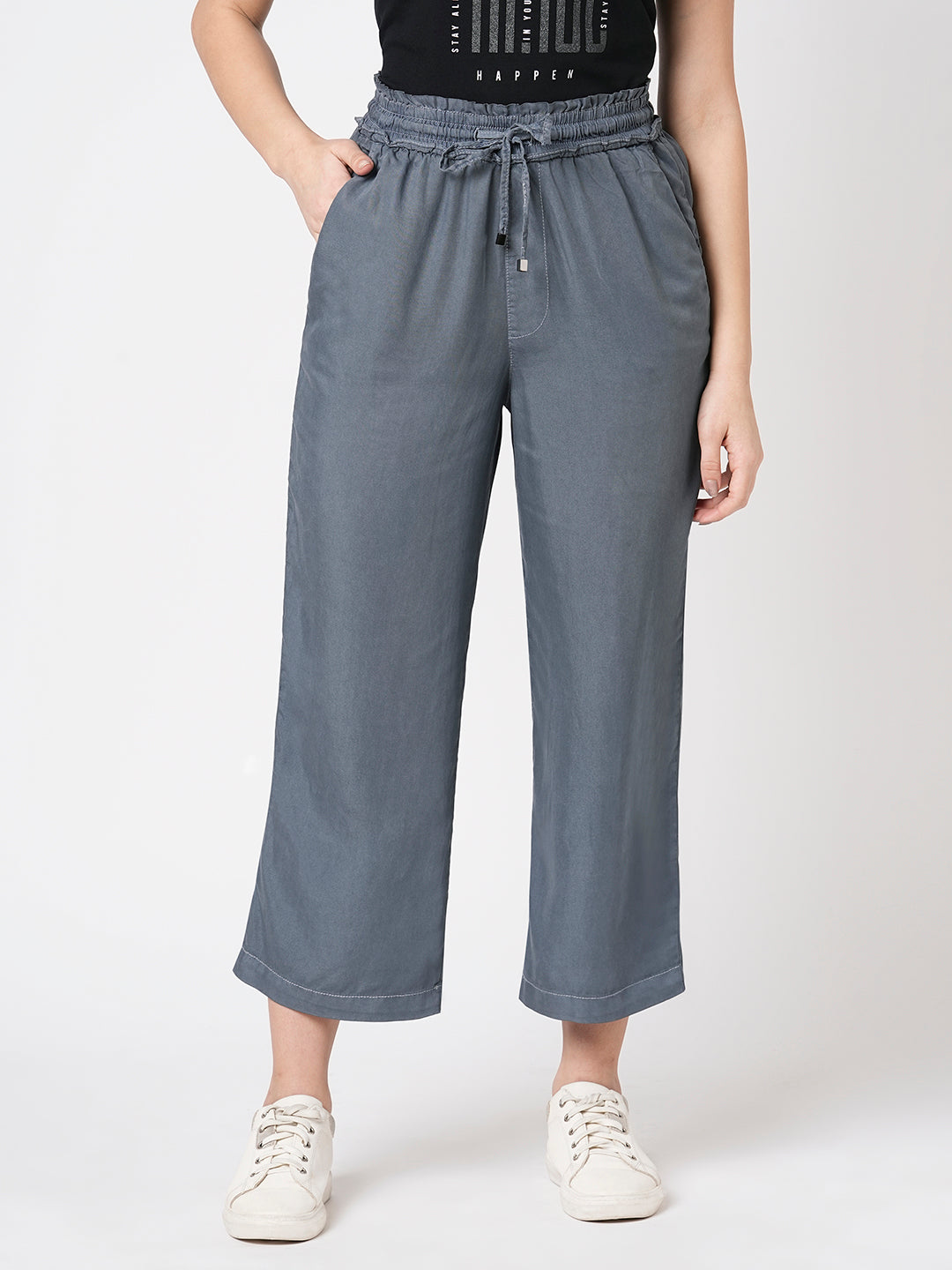 Women Grey Culottes
