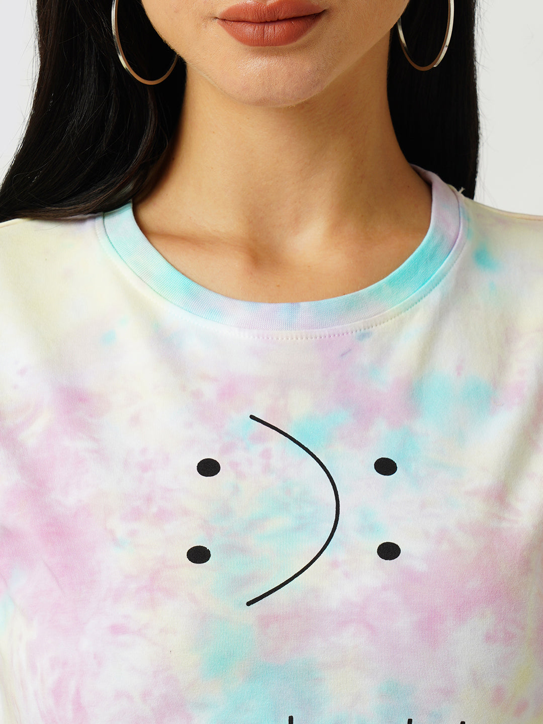 Women Tie & Dye Slim T-Shirt