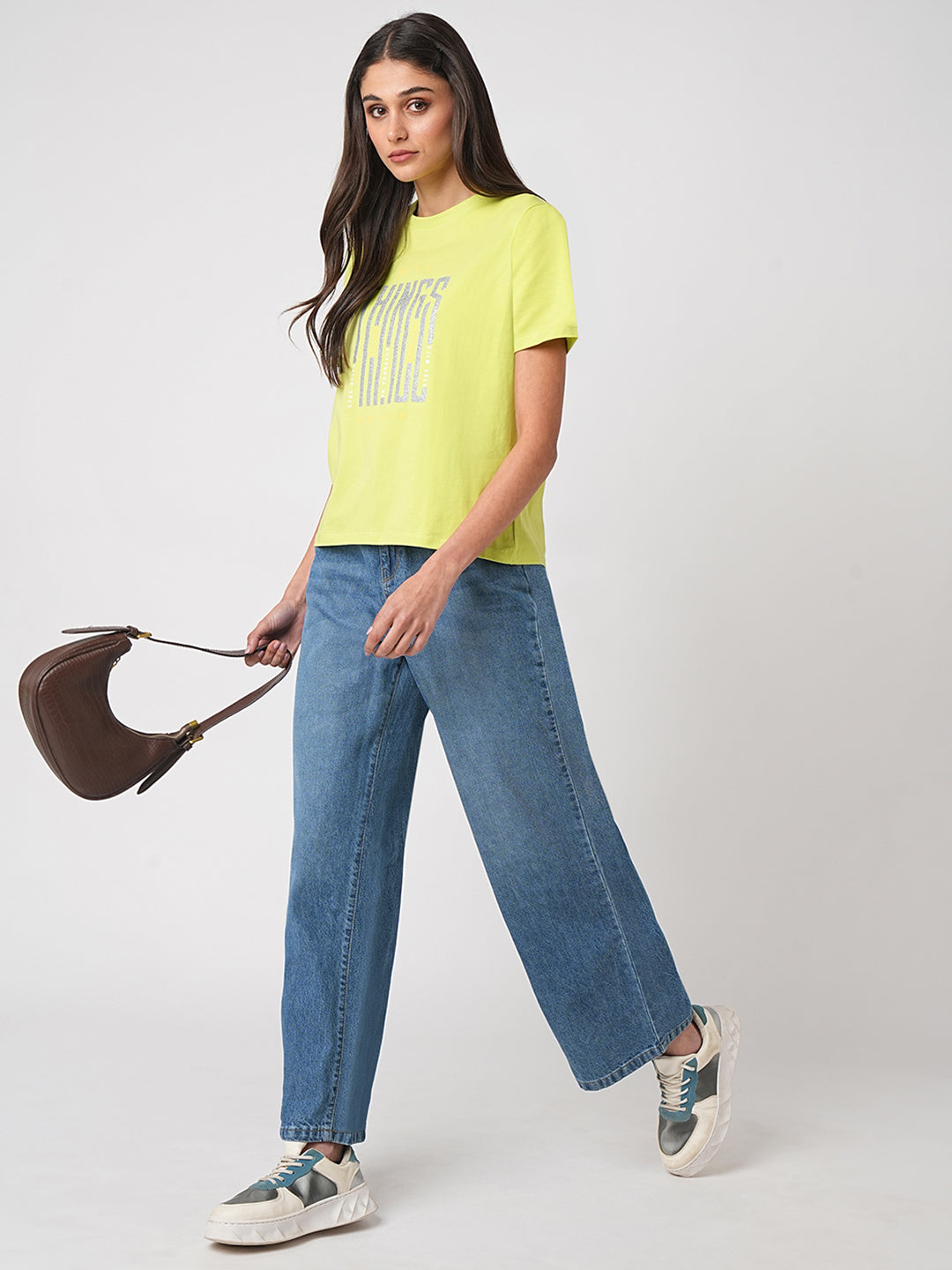 Women High-Rise Wide Leg Jeans