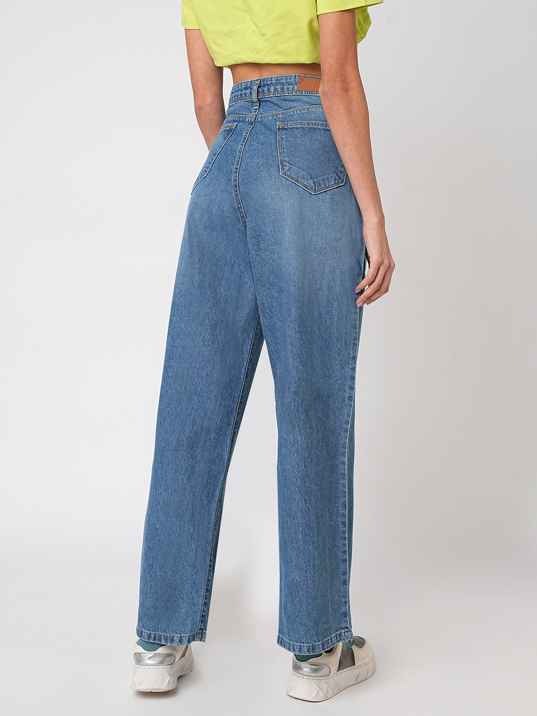 Women High-Rise Wide Leg Jeans