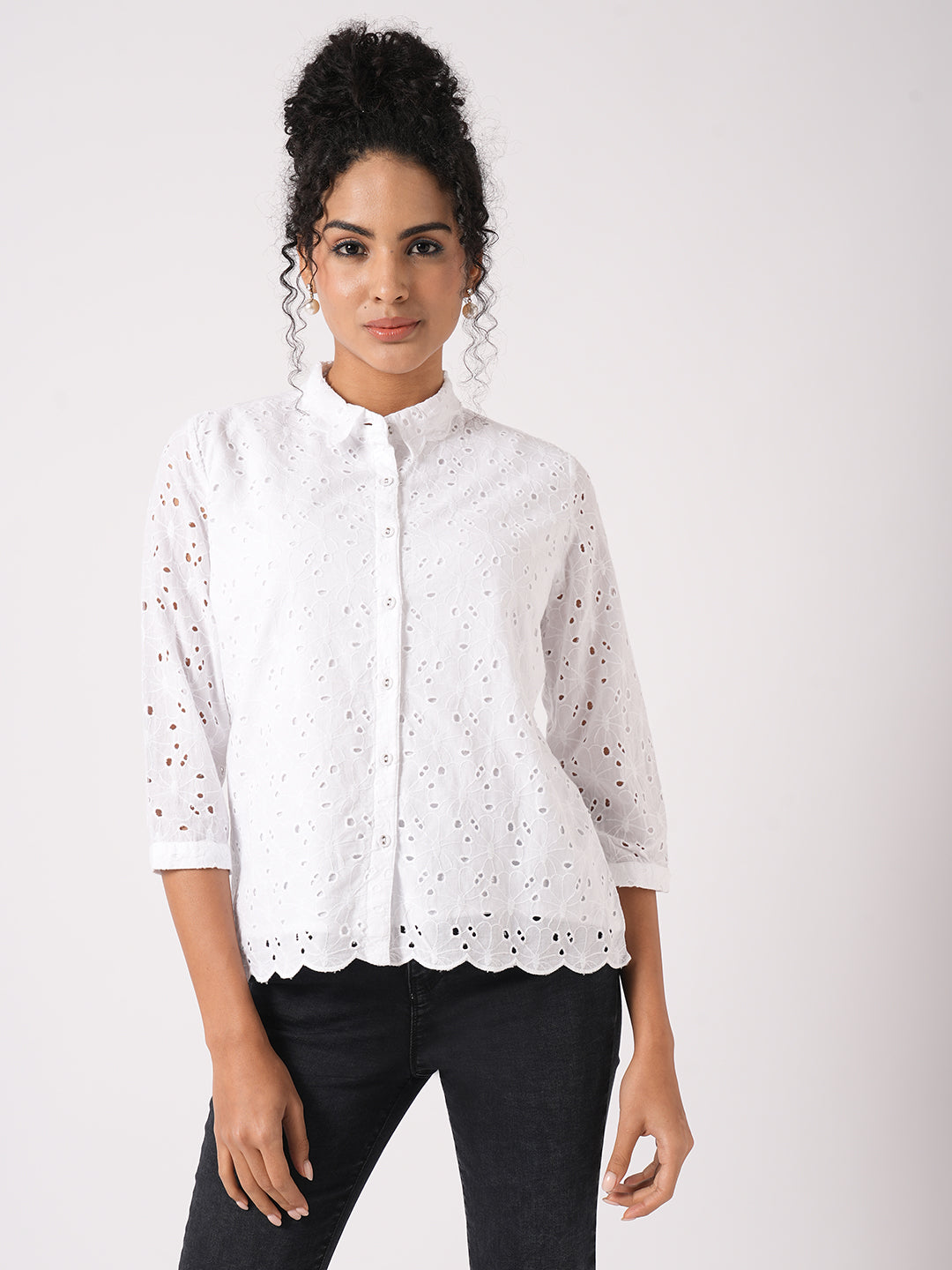 Women Schiffli Shirt