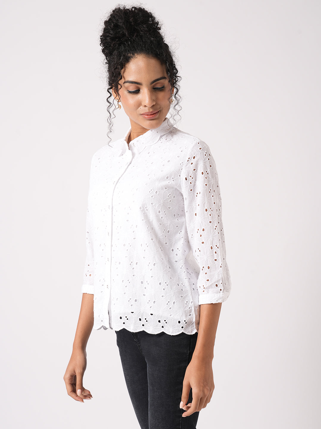 Women Schiffli Shirt