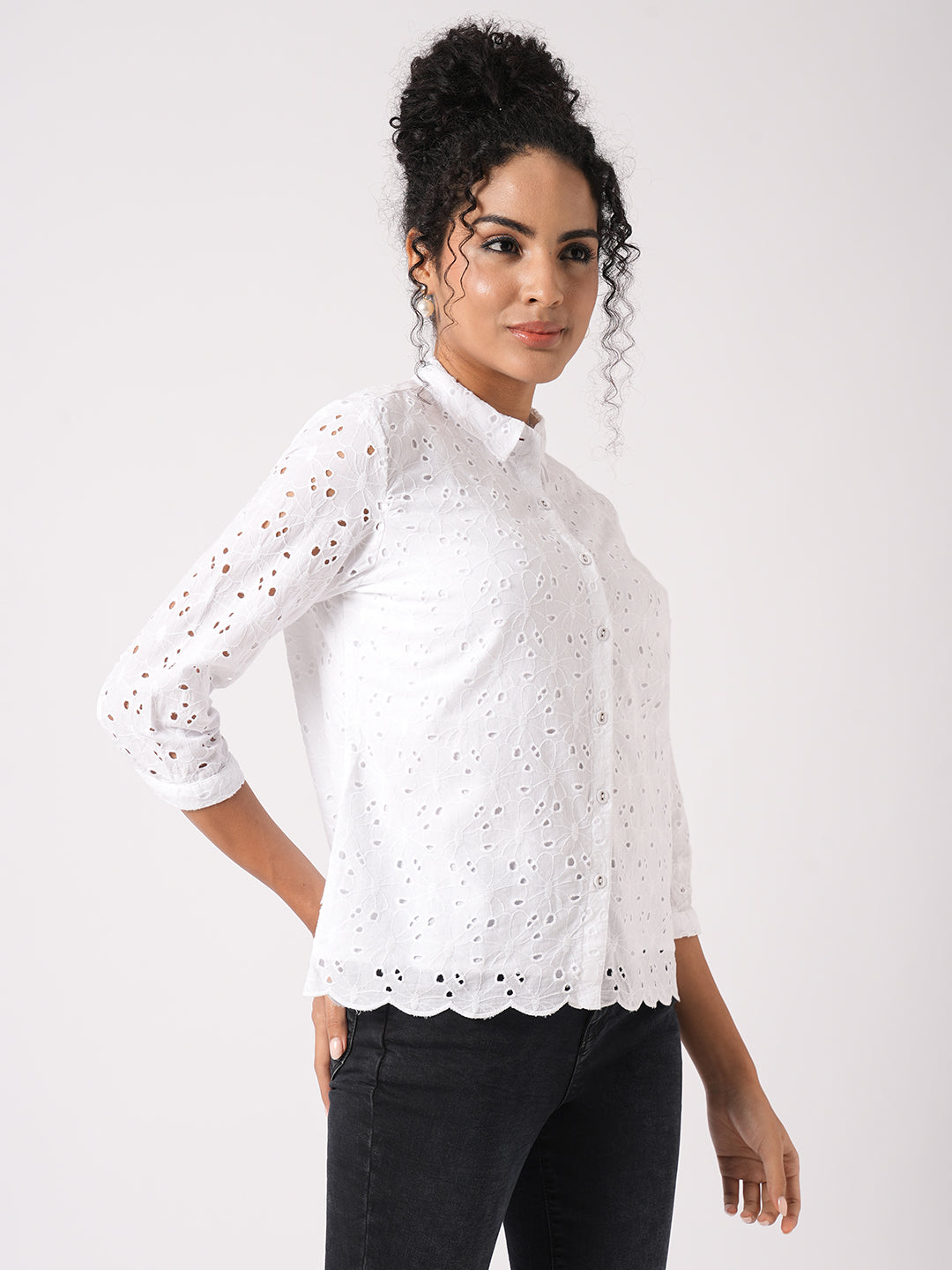 Women Schiffli Shirt