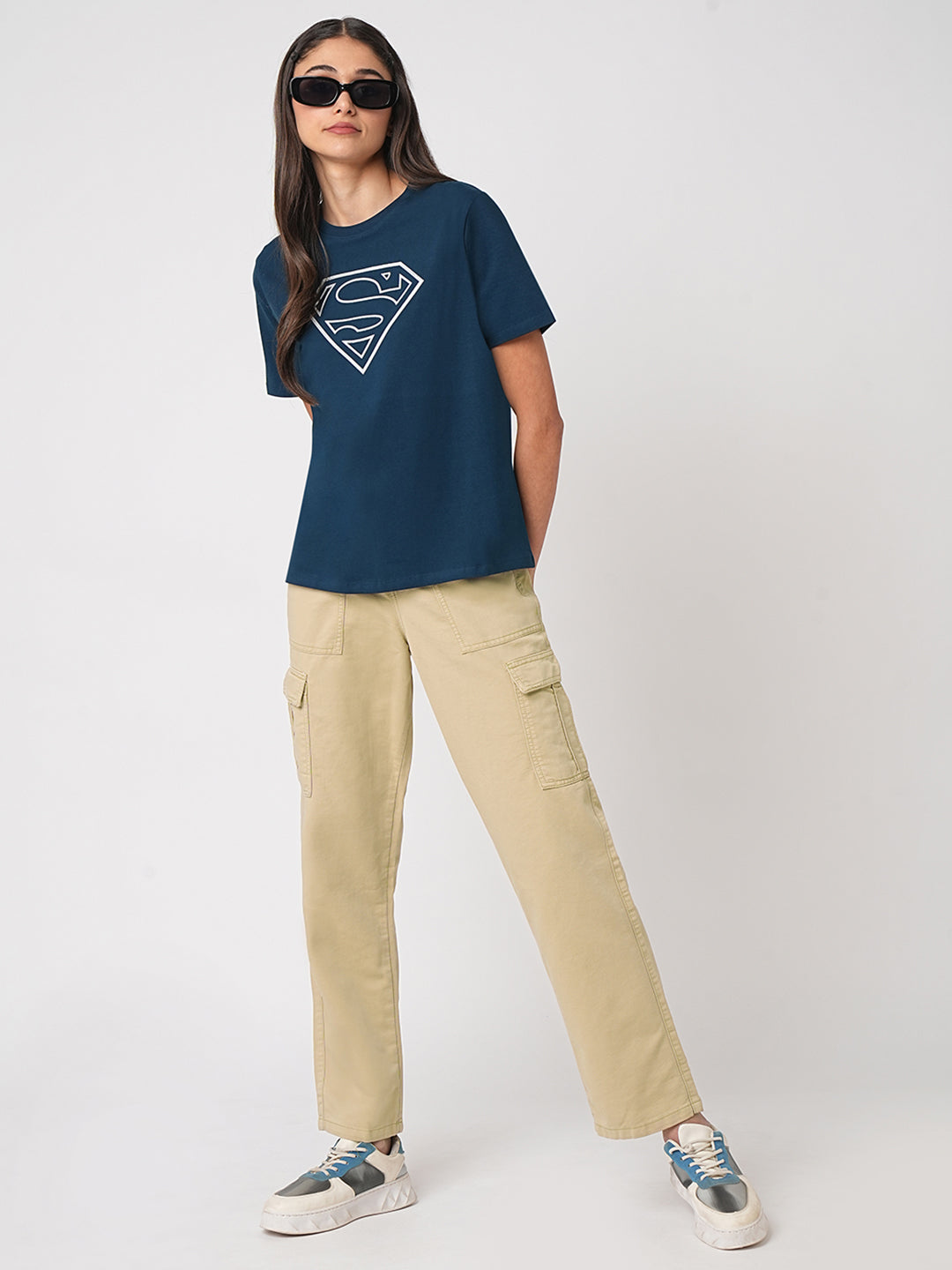 Women Oatmilk High-Rise Cargo