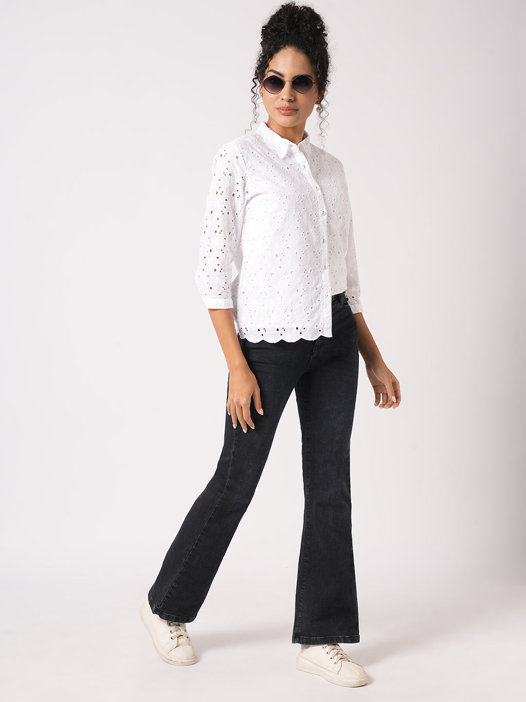 Women Schiffli Shirt