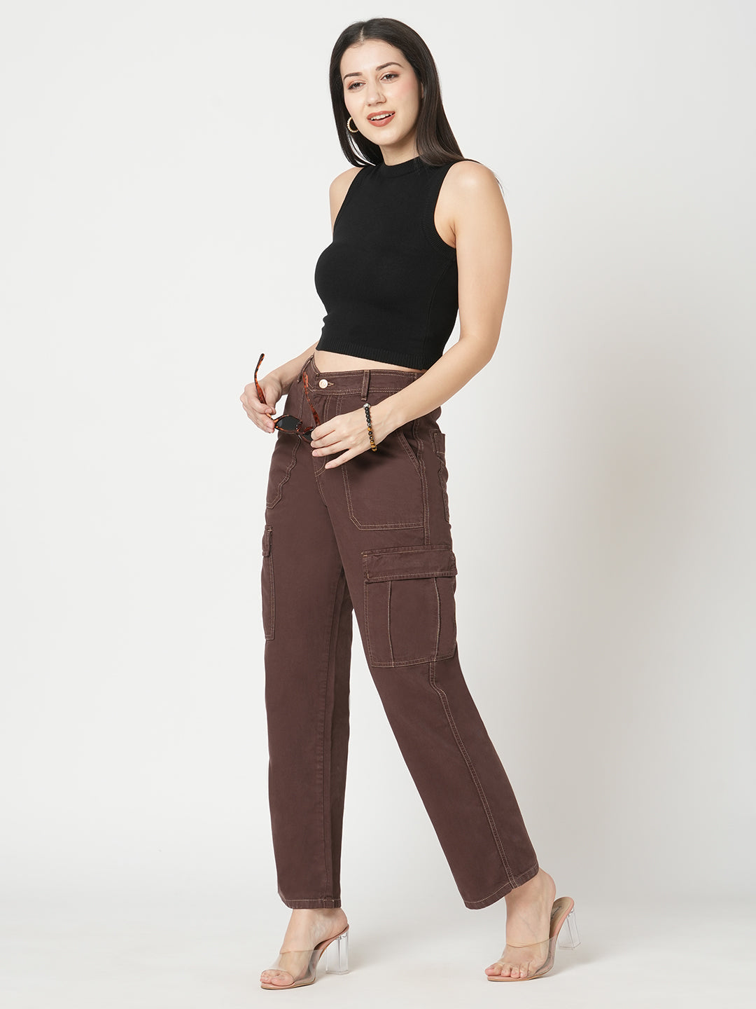 Women Ribbed Flat Knit Top