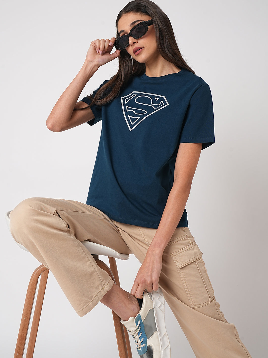 Women Airforce Super Man Graphic Tees