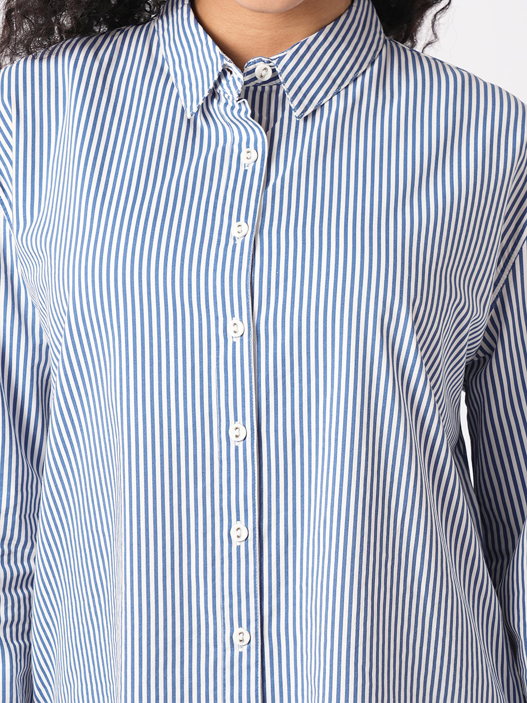 Oversized Striped Shirt