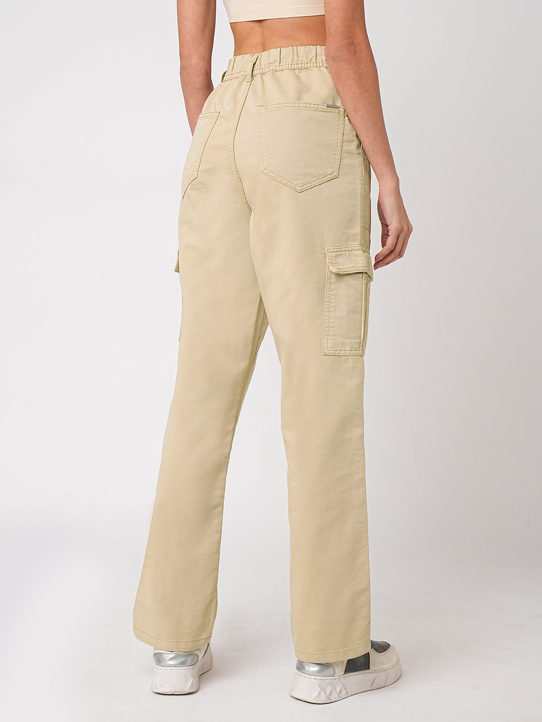 Women Oatmilk High-Rise Cargo