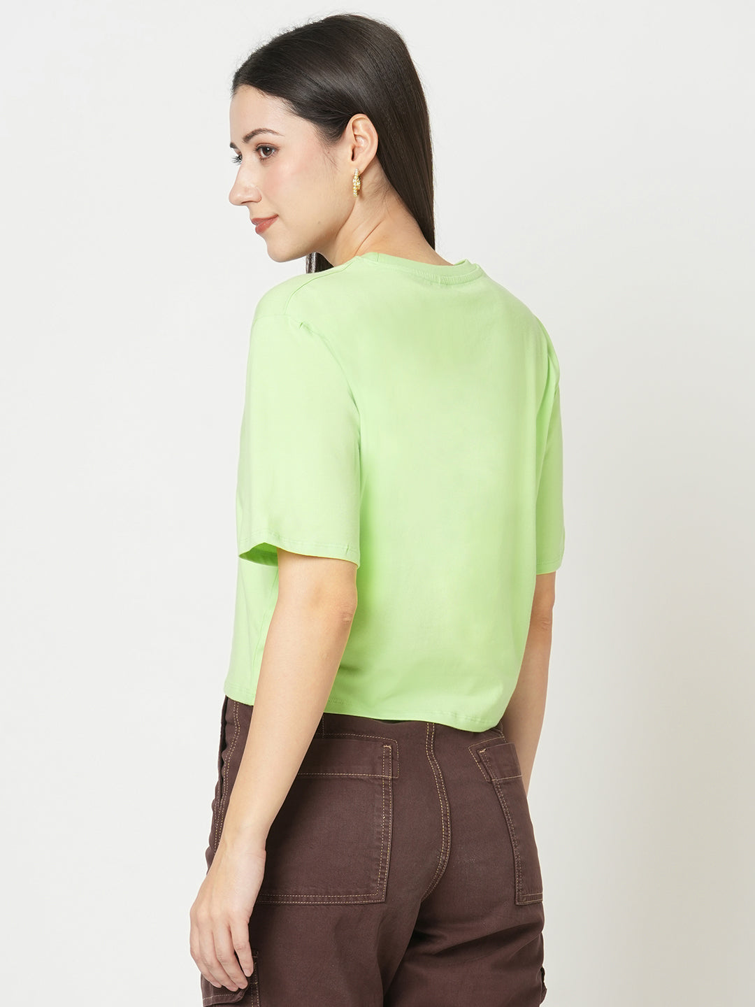 Women Leafy Graphic Tees