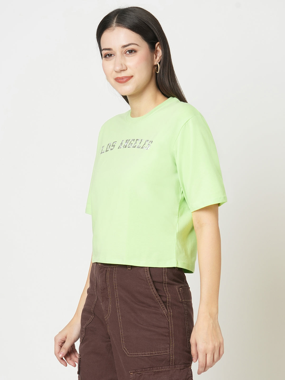 Women Leafy Graphic Tees