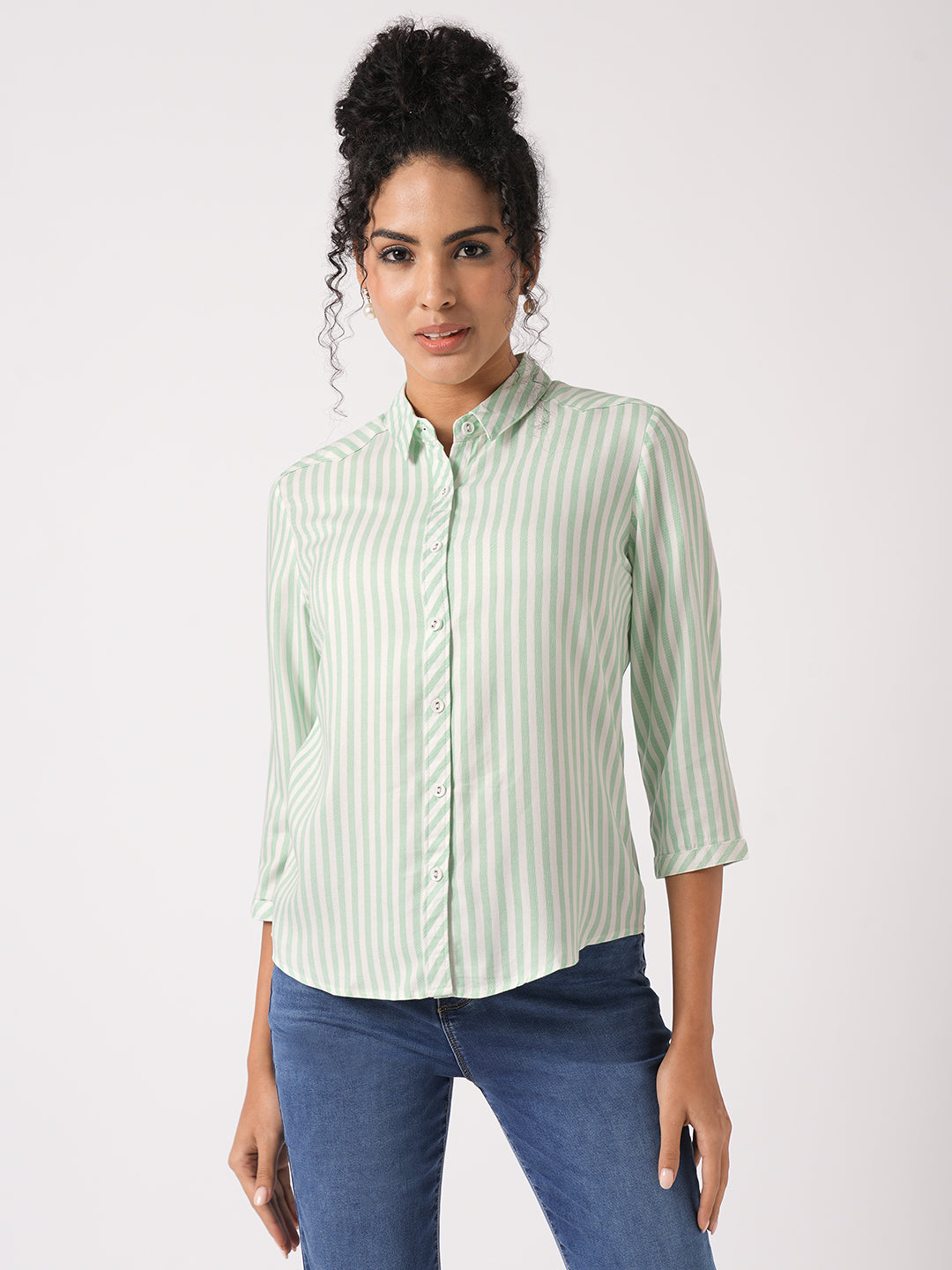 Women Striped Shirt
