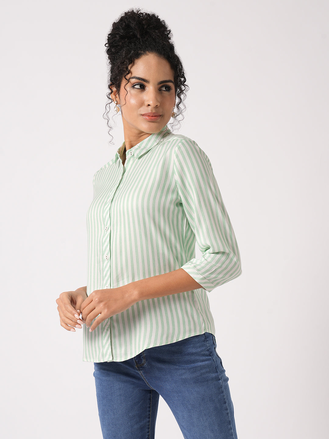 Women Striped Shirt