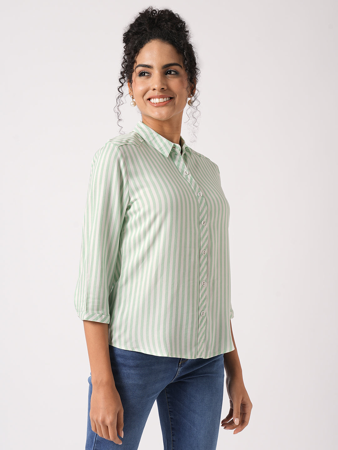 Women Striped Shirt