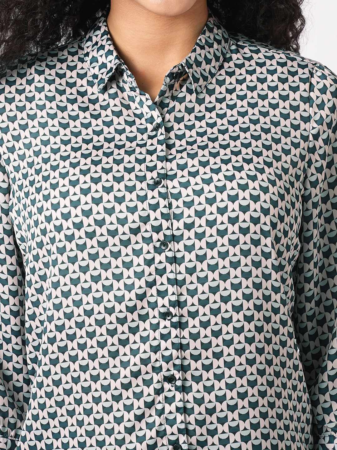 Women Geometric Printed Shirt