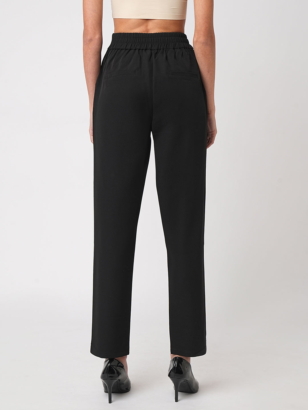 Women Mid-Rise Slim Fit Trousers