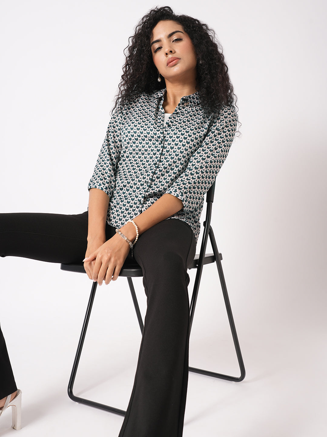 Women Geometric Printed Shirt
