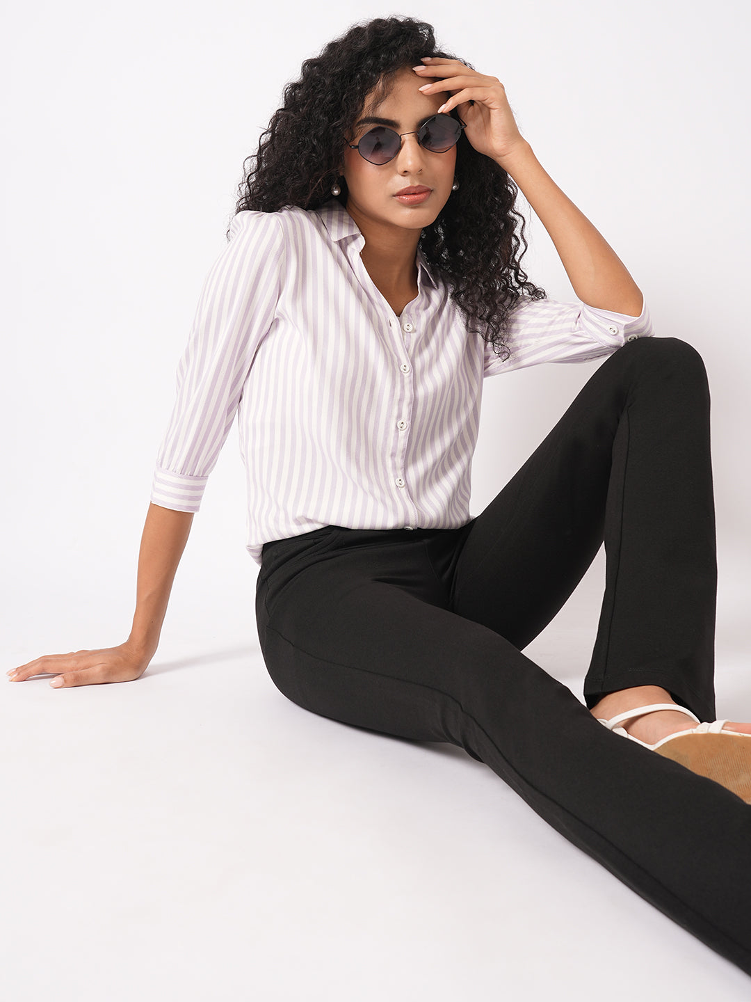 Women Striped Shirt