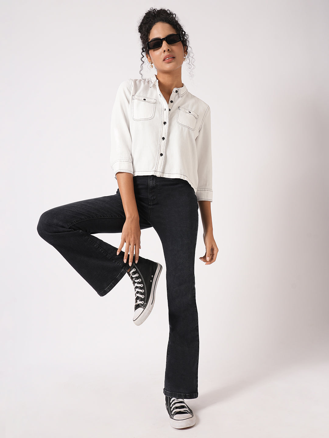 Women Solid Shirt