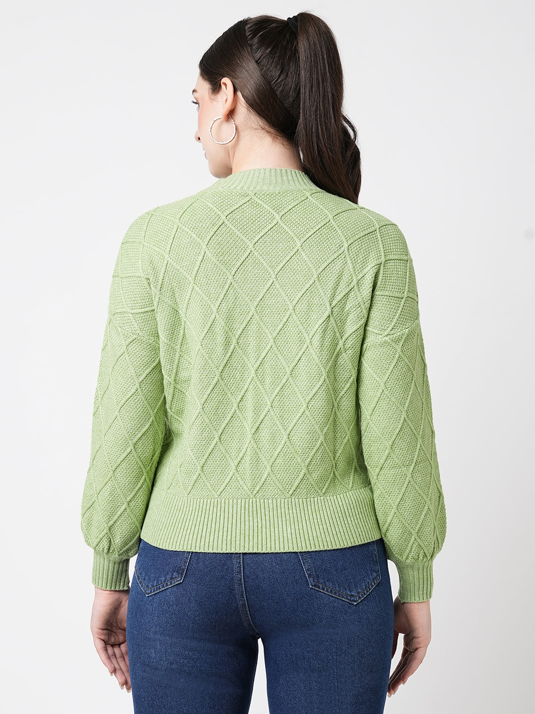 Women Jade Green Sweaters