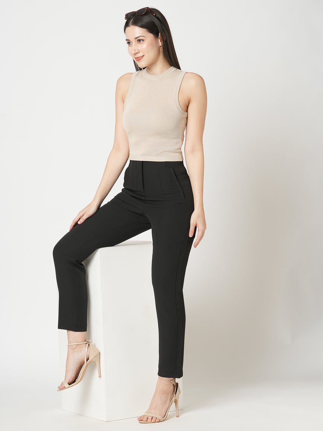 Women Black Trousers