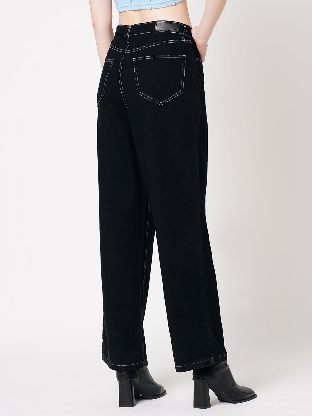 Women High-Rise Wide Leg Jeans
