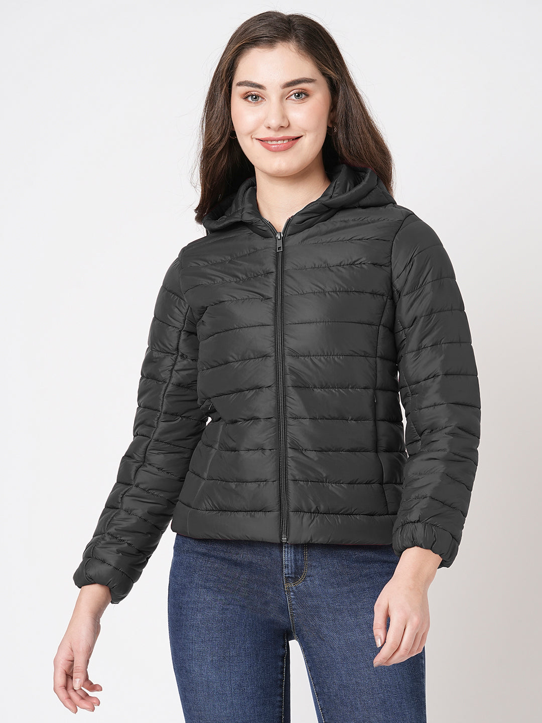 Women Black Winter Jacket