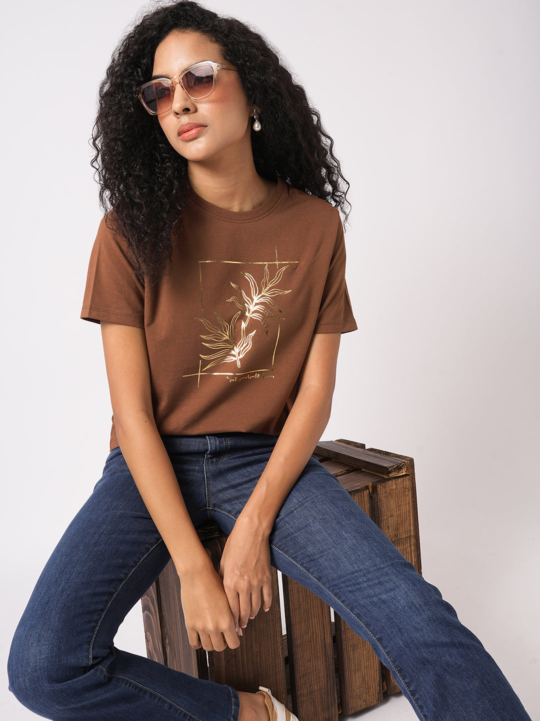 Women Boxy Graphic Tees