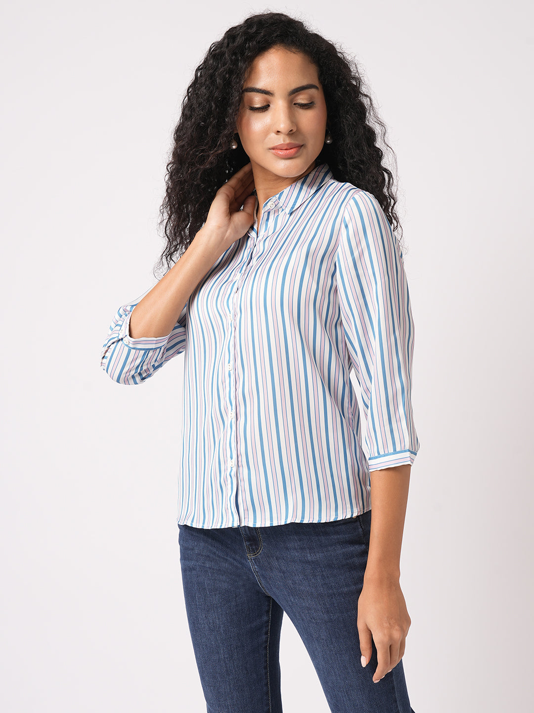 Women Striped Shirt