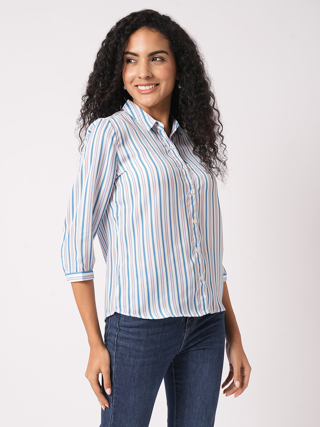 Women Striped Shirt