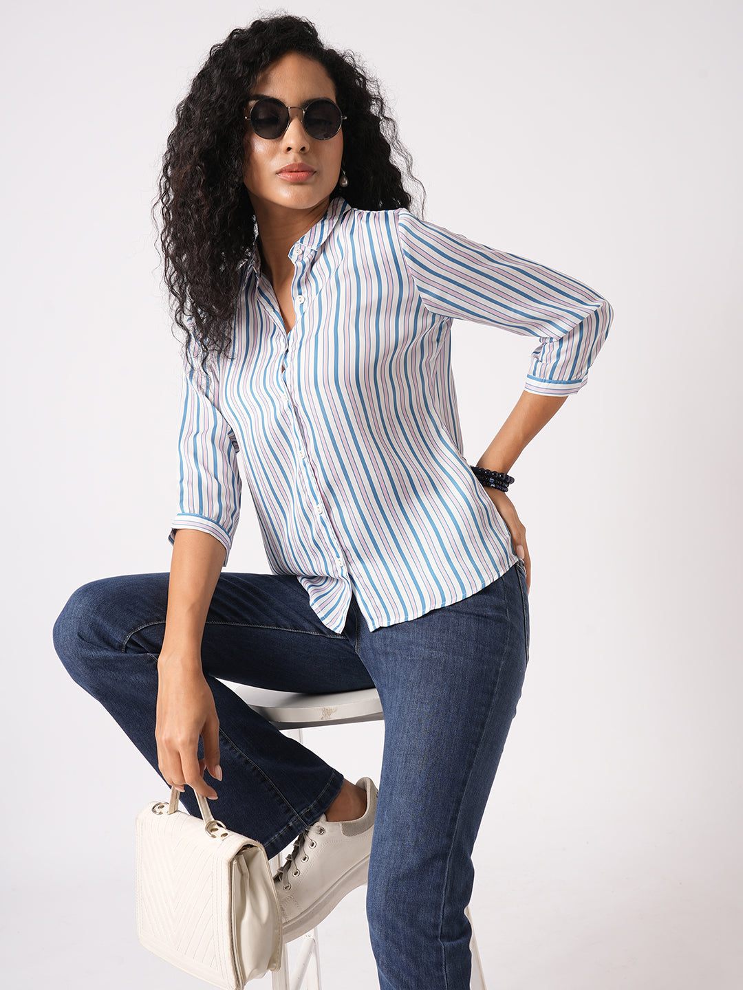 Women Striped Shirt