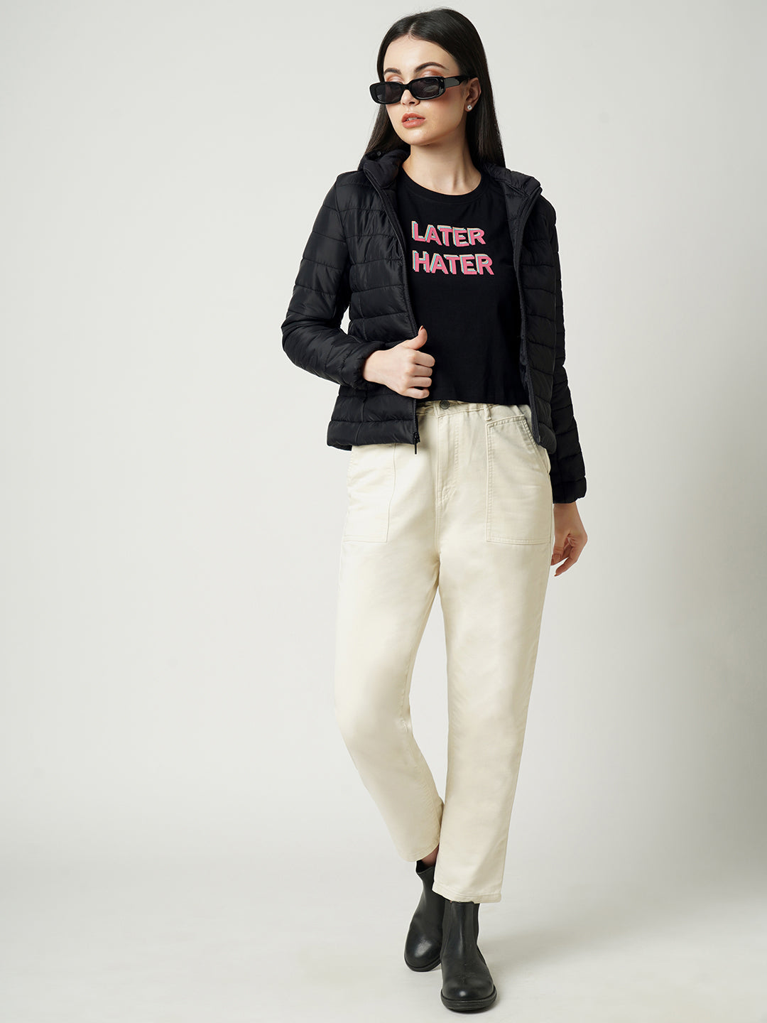 Women Black Winter Jacket