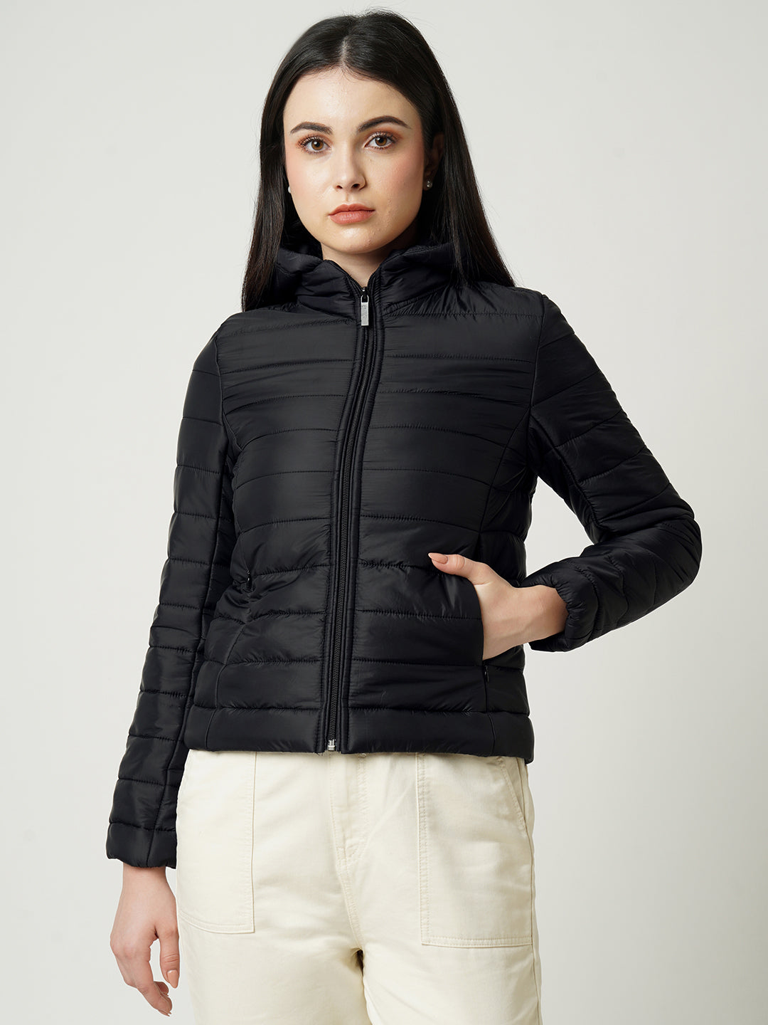 Women Black Winter Jacket
