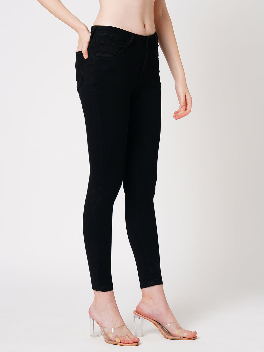 Women Sky High-Rise Skinny Fit Jeans