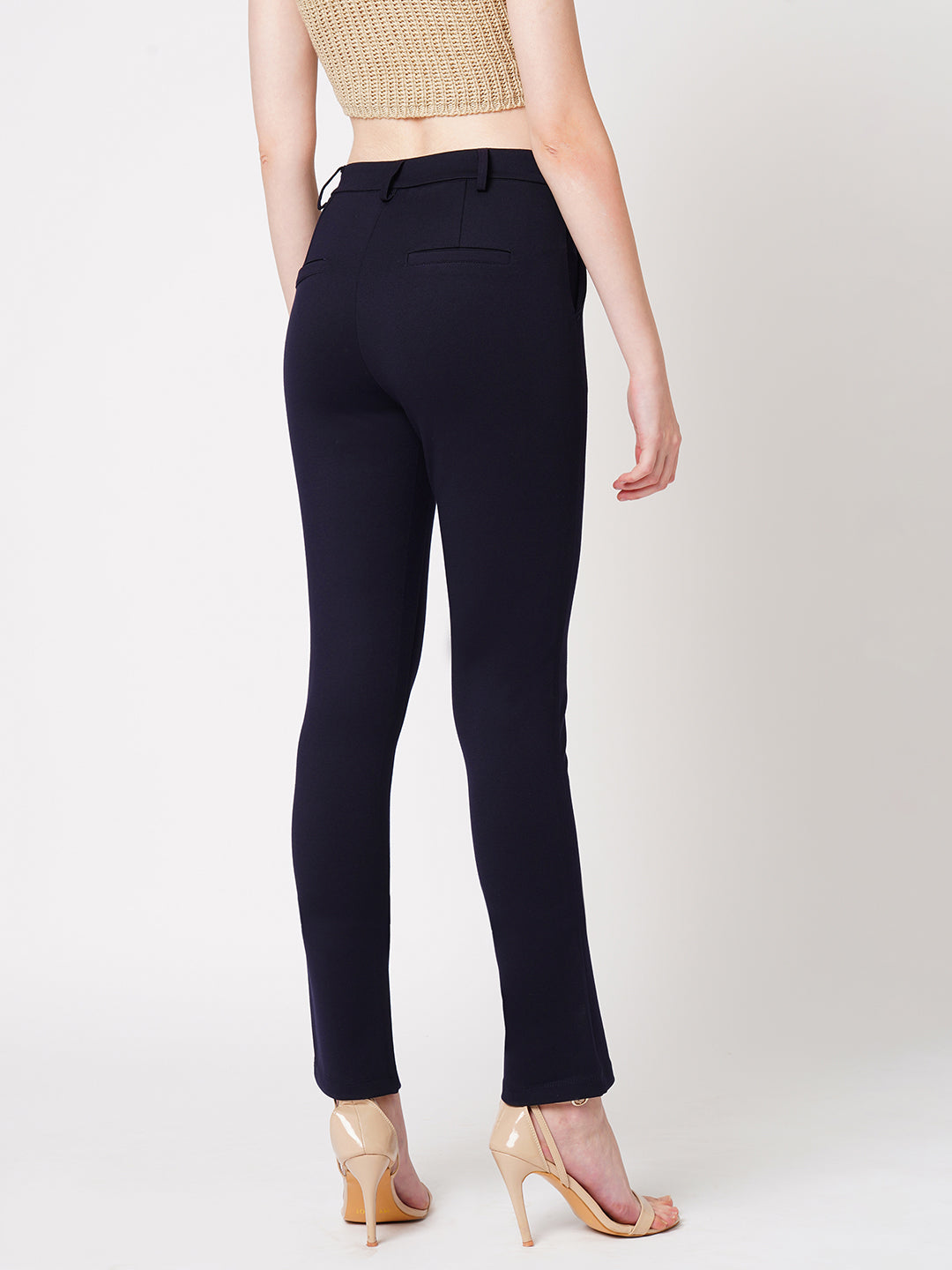 Women High-Rise Straight Treggings