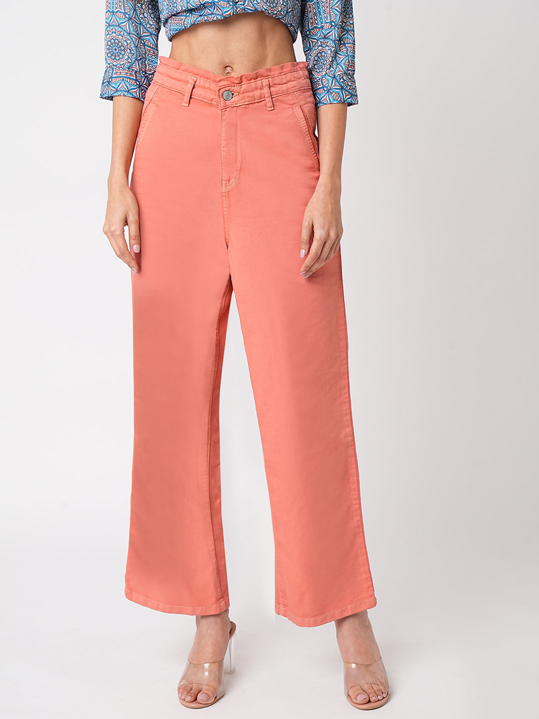 Women High-Rise Wide Leg Jeans