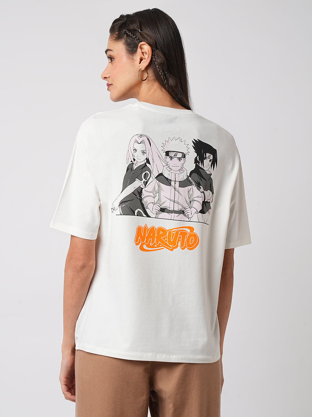 Women Naruto Boxy Graphic Tees