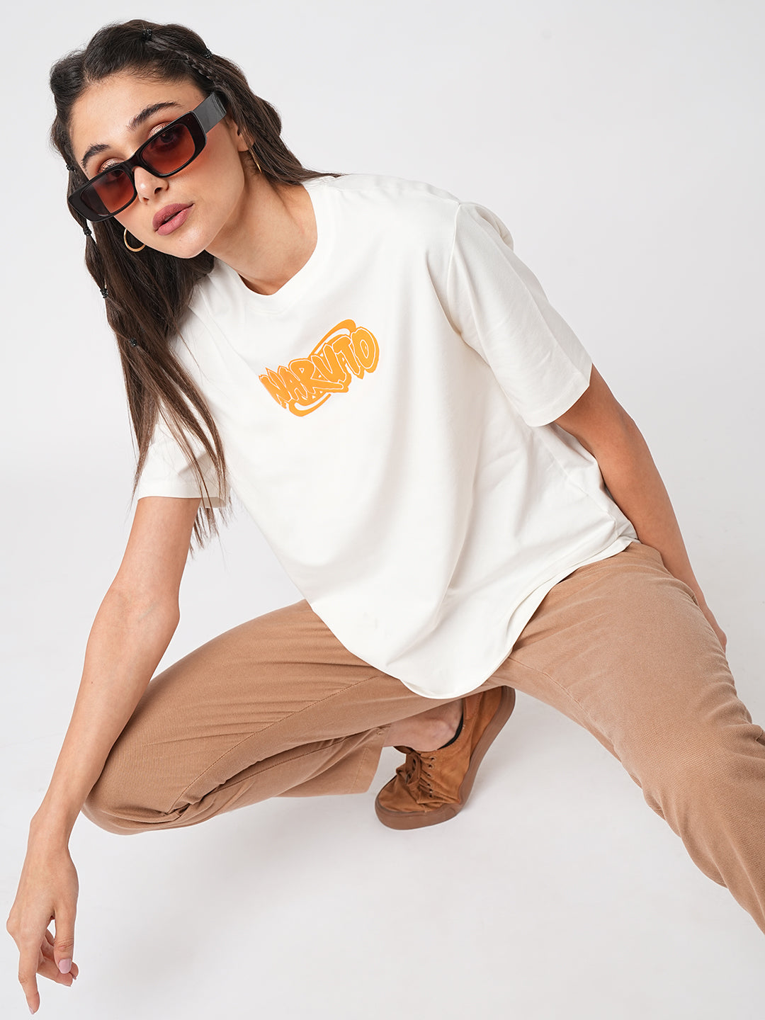 Women Naruto Boxy Graphic Tees
