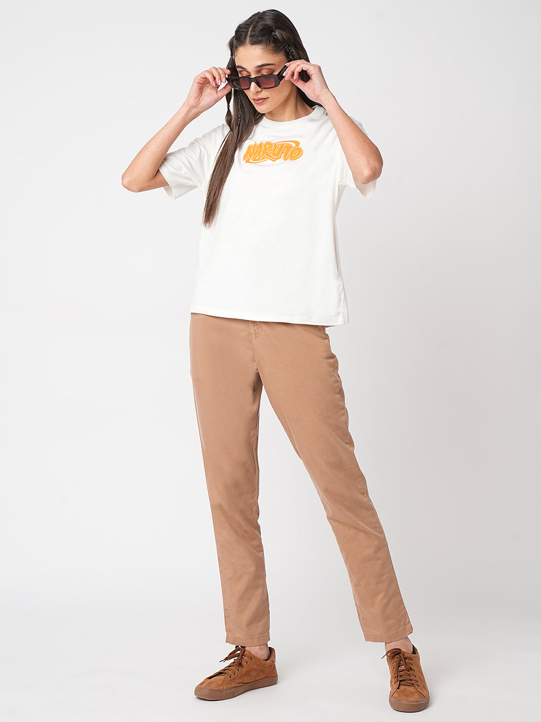 Women Naruto Boxy Graphic Tees