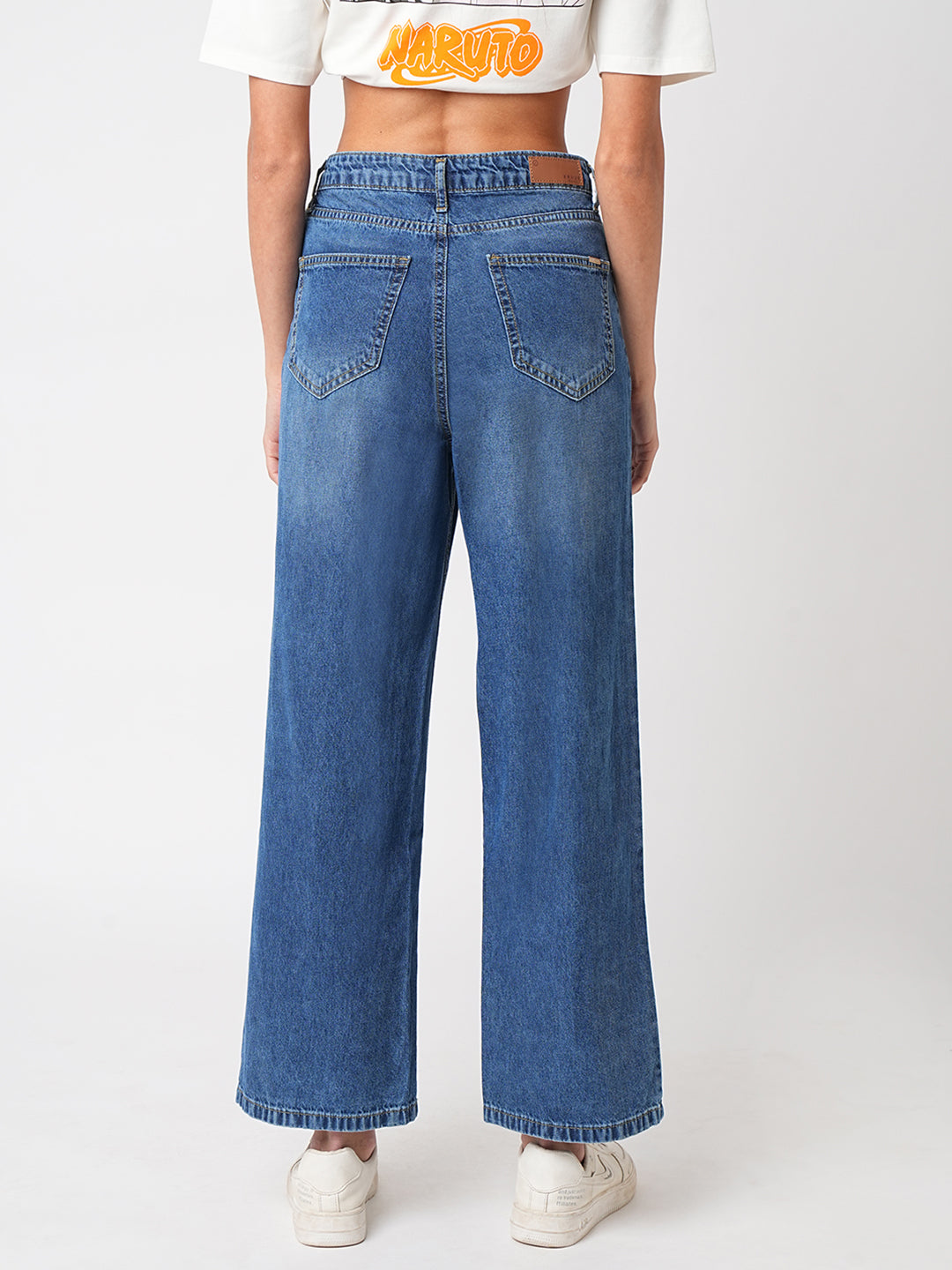 Women High-Rise Wide Leg Jeans