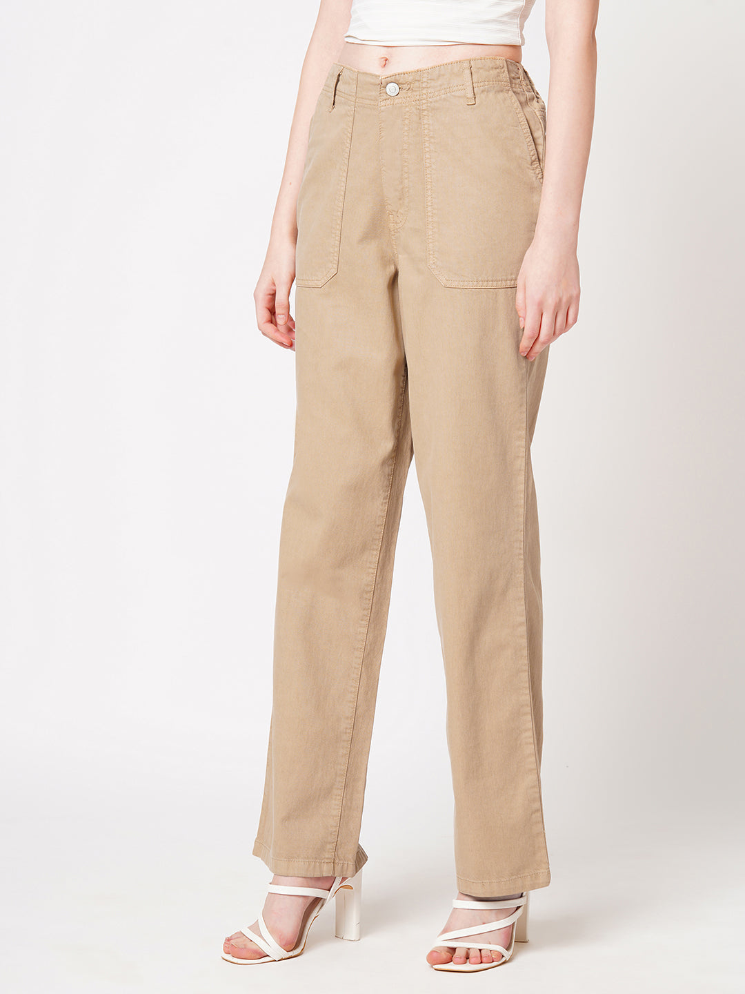 Women High-Rise Straight Fit Jeans