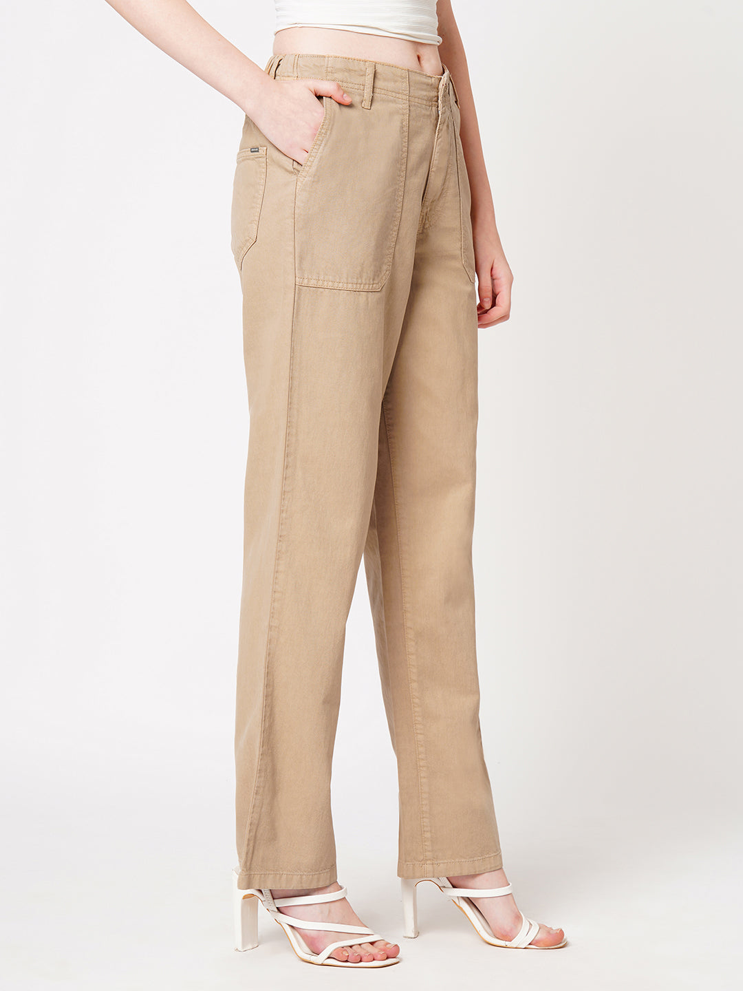 Women High-Rise Straight Fit Jeans