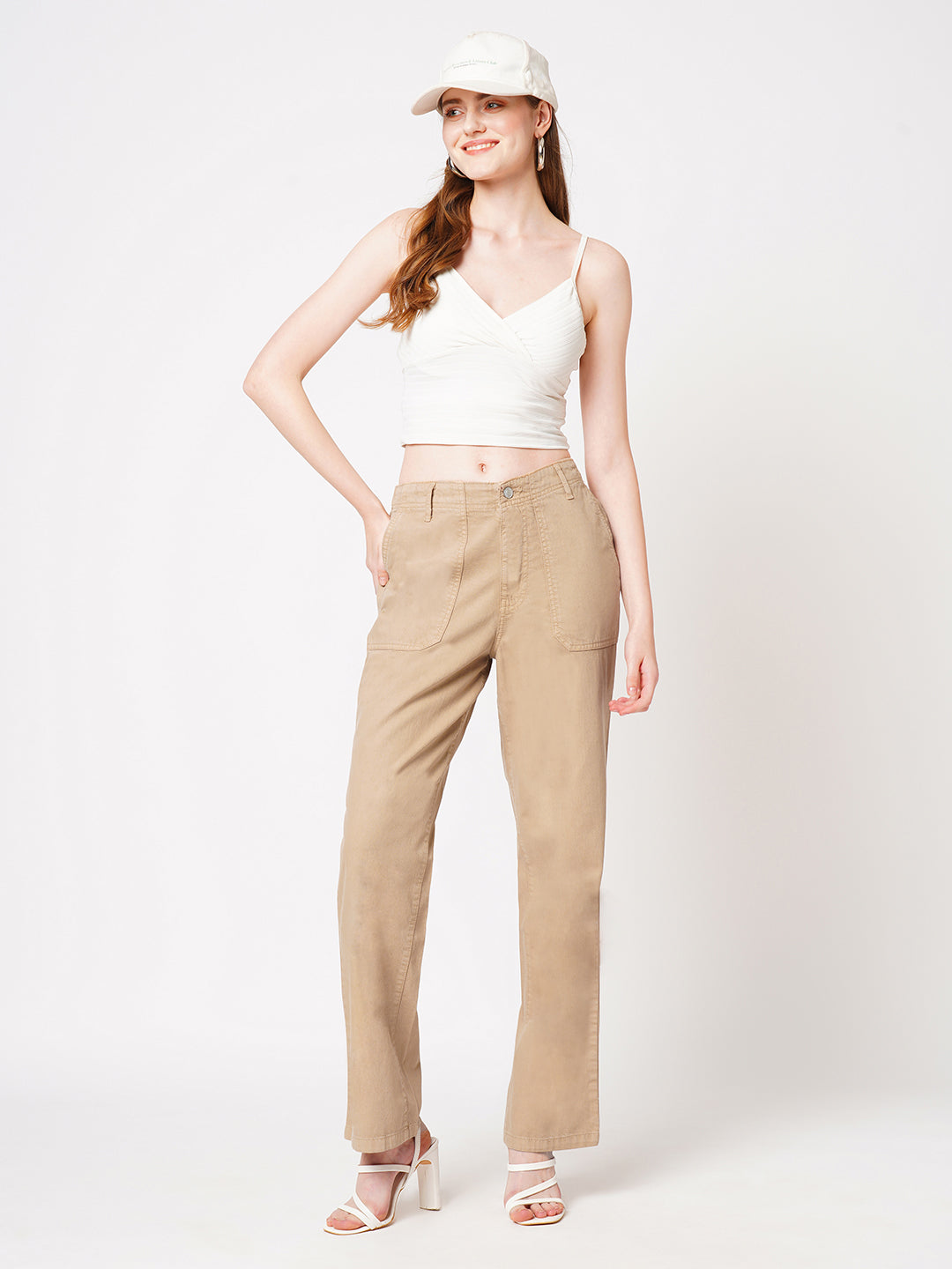 Women High-Rise Straight Fit Jeans