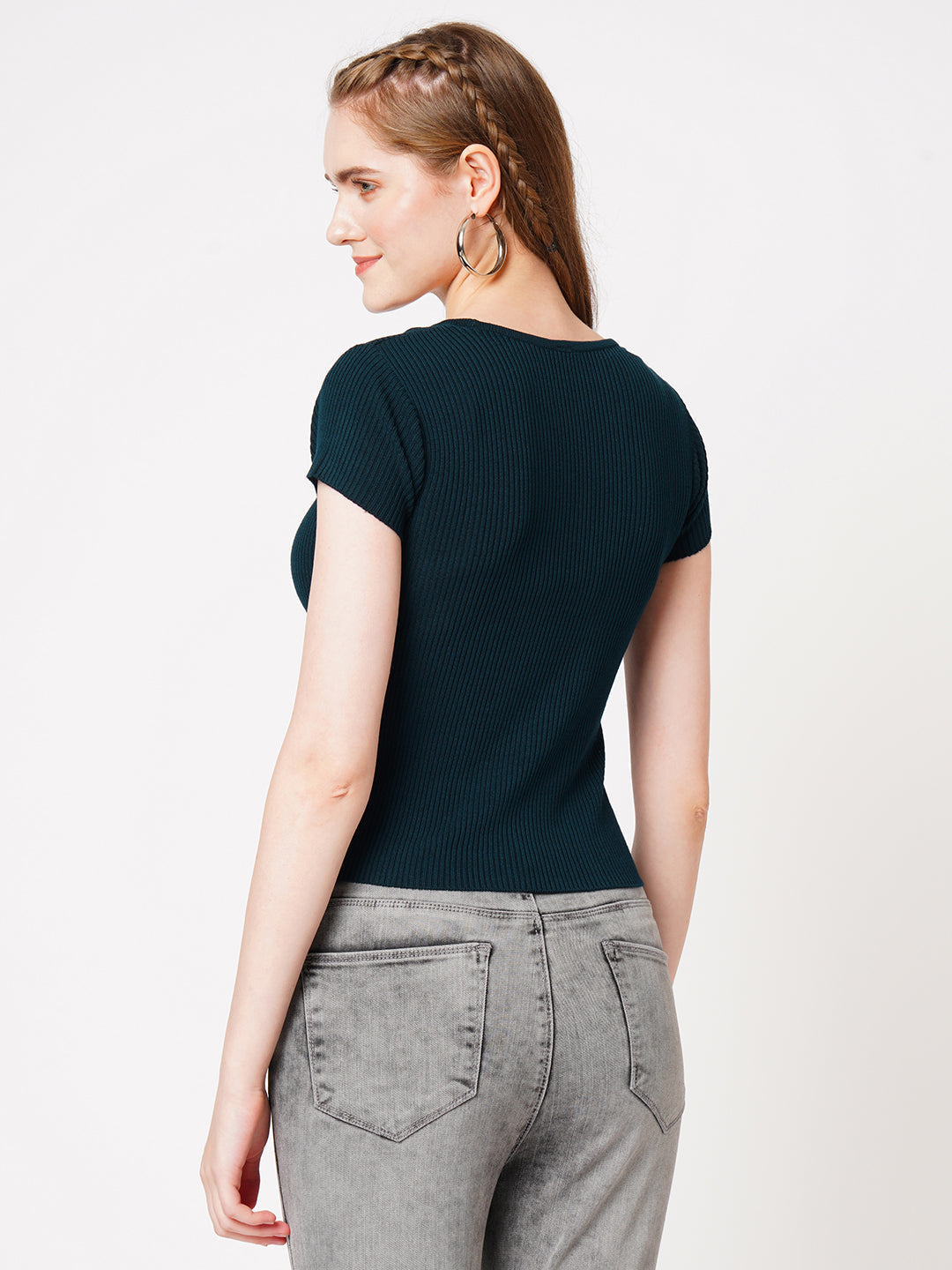 Women Airforce Flat Knit Top