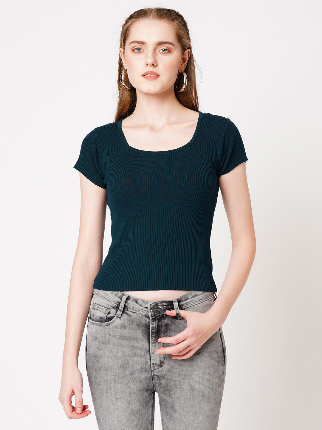 Women Airforce Flat Knit Top