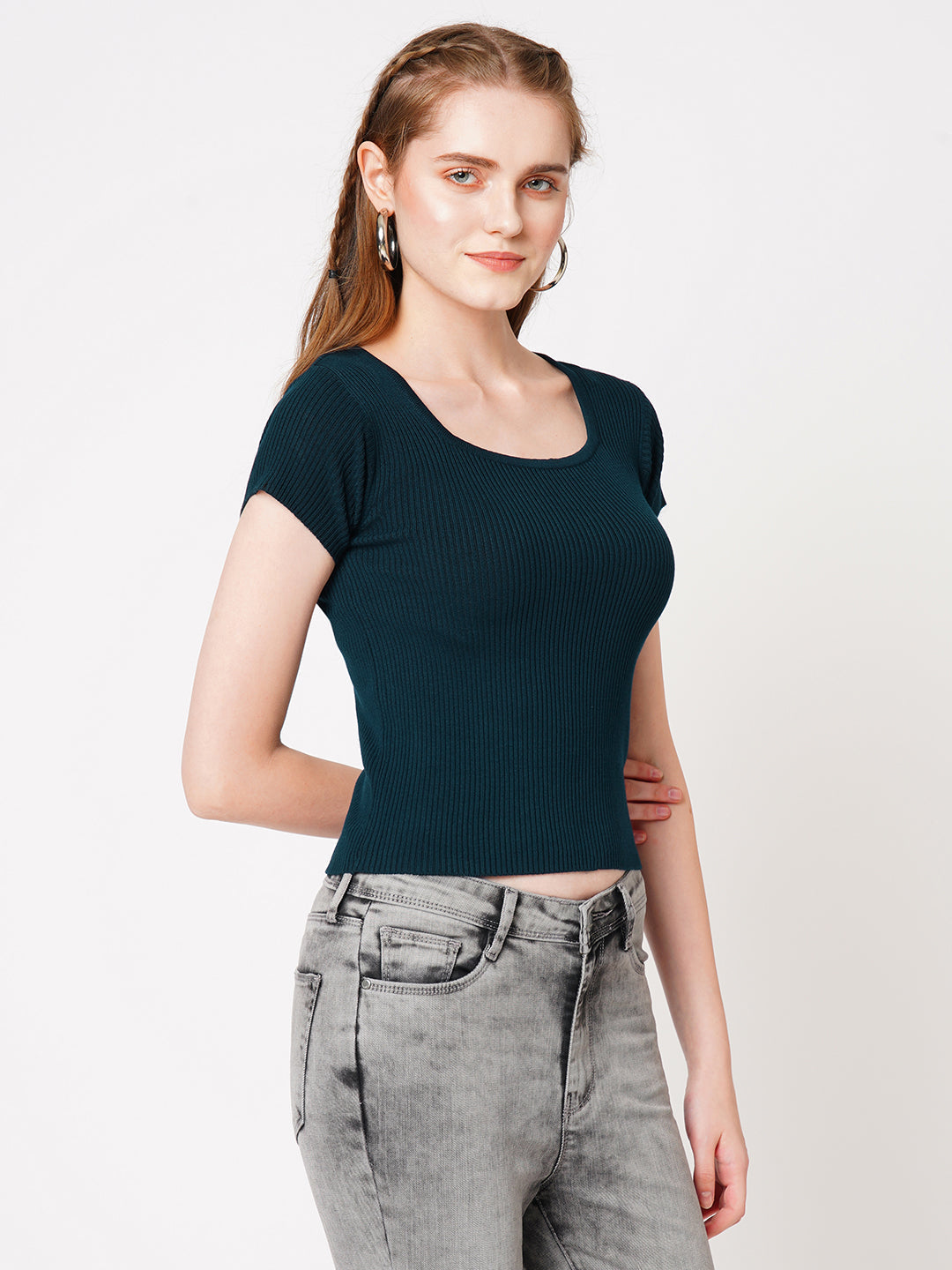Women Airforce Flat Knit Top