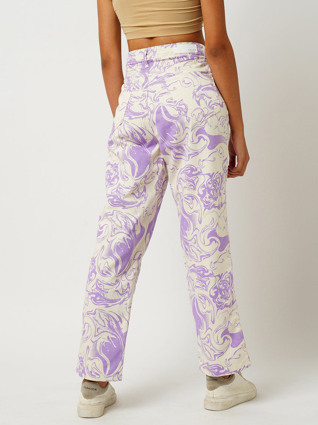 Women High-Rise Loose Straight Fit Jeans