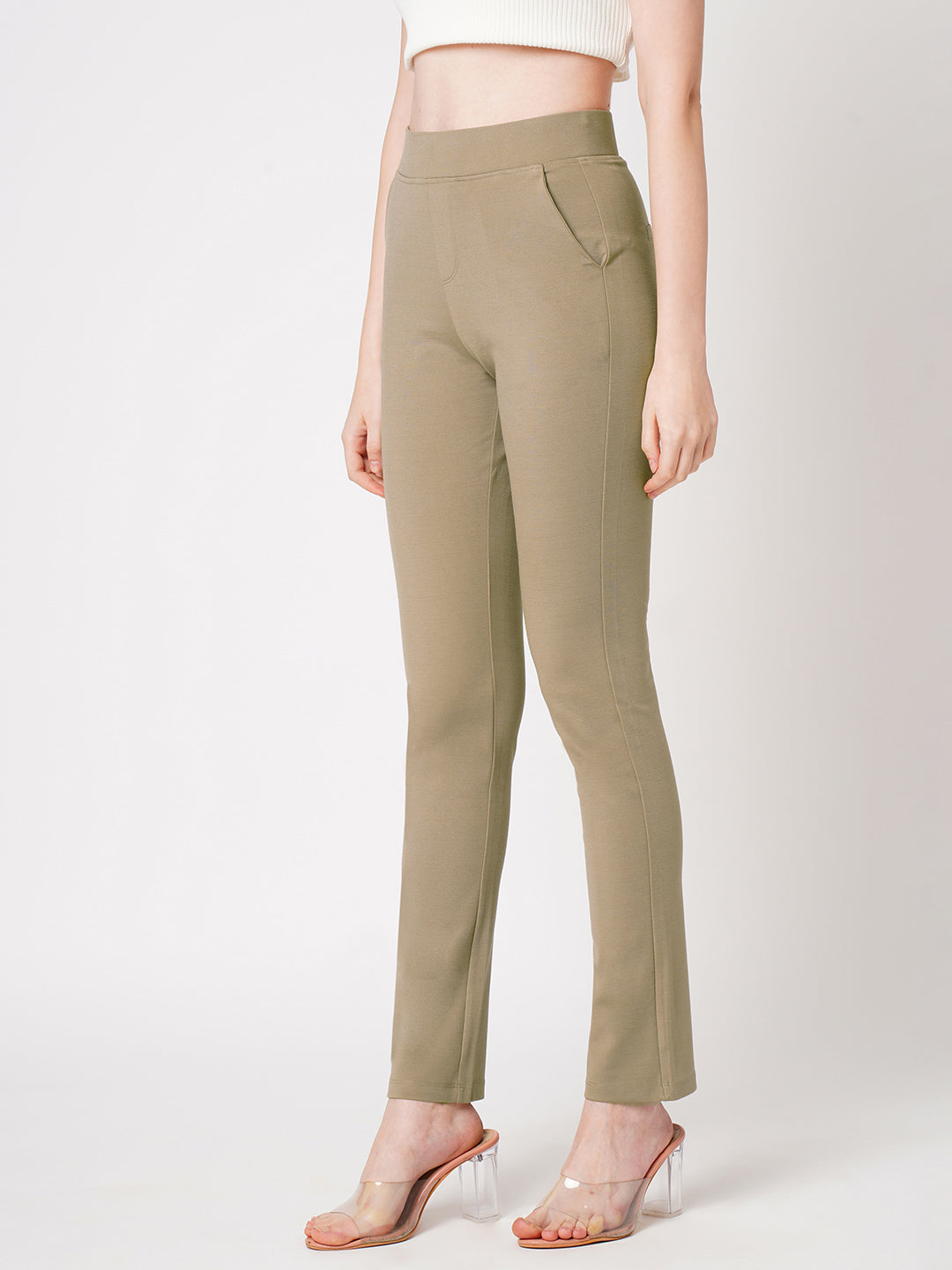 Women Fawn High-Rise Skinny Treggings