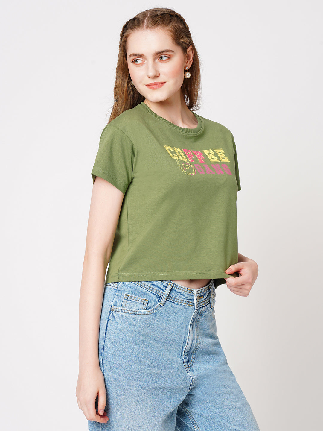 Women Typography Athleisure Top